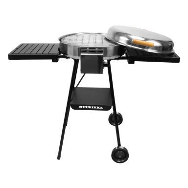Muurikka 54220020 Sähkögrilli 2200 W, vaunu ja sivupöytä