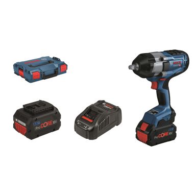 Bosch GDS 18V-1000 Slagnøgle med batteri og oplader