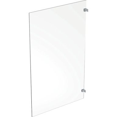 Contura Showerama Art Dusjvegg sølv/klart glass, 2 m