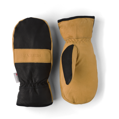 Hestra Pro 74971-11 Winter Pro Mitt Vinterhandske tumhandske i skinn, svart/brun