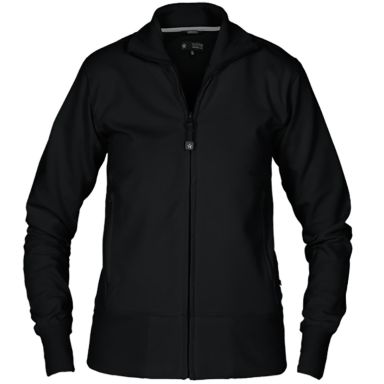 Texstar WC04 Trøje med lynlås, sort