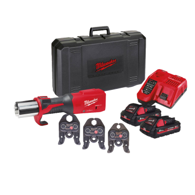 Milwaukee M18 ONEBLHPT-302C M-SET Pressmaskine med M-backs, batteri og oplader