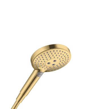 Hansgrohe Raindance Select S120 26530990 Håndbruser 3 bjælketyper, Ø125 mm, poleret guld