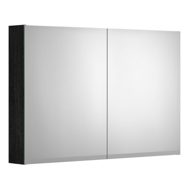 Gustavsberg Artic Spejlskab sort, 100 cm