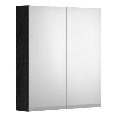 Gustavsberg Artic Spejlskab sort, 60 cm