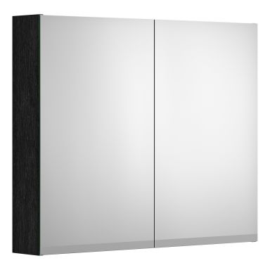 Gustavsberg Artic Spejlskab sort, 80 cm