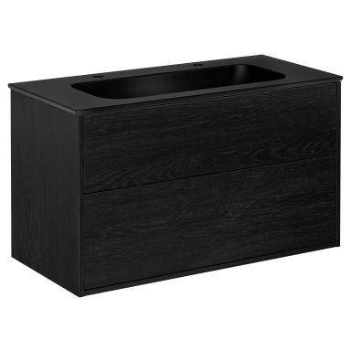 Gustavsberg Artic Allaskaappi 100 cm, pesualtaalla, 2 hanareikää