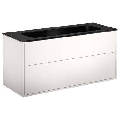 Gustavsberg Artic Underskab 120 cm, med håndvask, 2 bl.huller