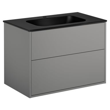Gustavsberg Artic Allaskaappi tuhkanharmaa, 80 cm, pesualtaalla