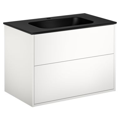 Gustavsberg Artic Allaskaappi valkoinen, 80 cm, pesualtaalla