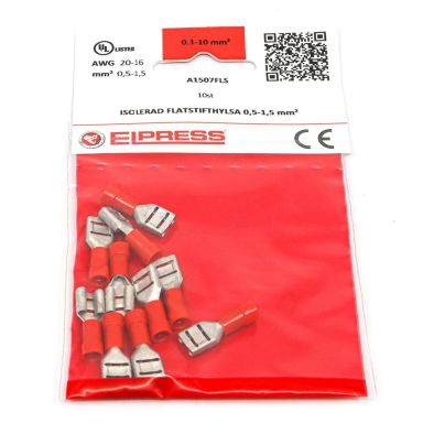 Elpress A1507FLS-CP Flatstifthylse AWG: 16–20