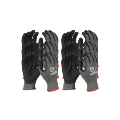 Milwaukee 5/E Skärskyddshandske nitrildoppade. 12-pack, CL5/E