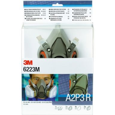 3M 6223M Halvmask medium