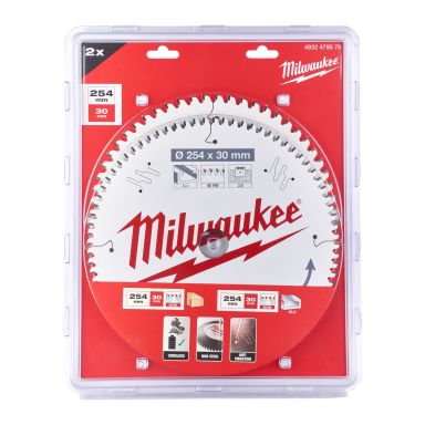 Milwaukee 4932479576 Savklinge Ø254/30 mm, 60/80T