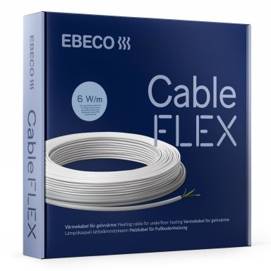 Ebeco Cableflex 6 Golvvärmekabel 6 W/m, 66 m, 400 W