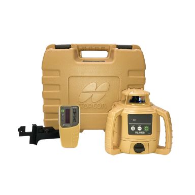 Topcon RL-H5B Pyörivä laser vastaanottimella ja pidikkeellä