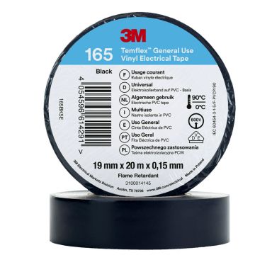 3M Temflex 165 Eltape 20m x 19mm