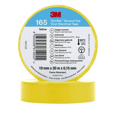 3M Temflex 165 Eltape 20m x 19mm