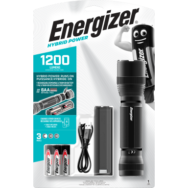 Energizer Hybrid Power Ficklampa 1200 lm