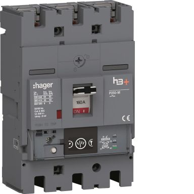 Hager HMT160NR Effektbrytare H3+E, 50kA