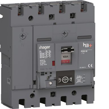 Hager HMT101NR Effektbrytare H3+E, 50kA