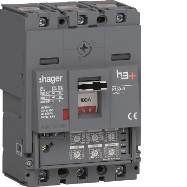 Hager HNS100JC Effektbrytare H3+, 40kA