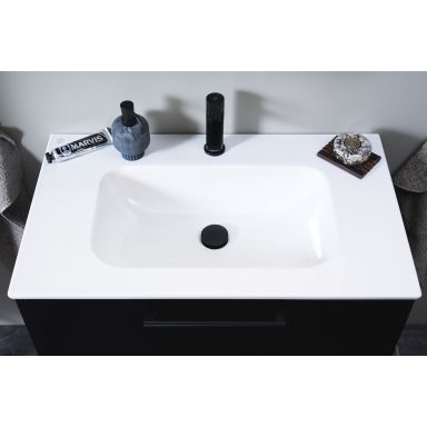 Gustavsberg Artic Underskab Sort, 60 cm, med håndvask
