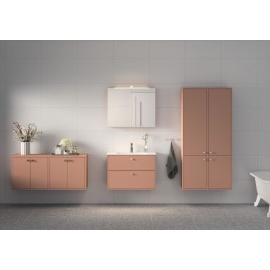 Gustavsberg Artic Spejlskab fersken, 60 cm