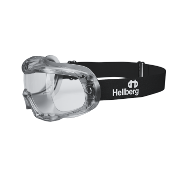 Hellberg Neon Beskyttelsesbriller Anti-tåge og anti-ridse, klar linse