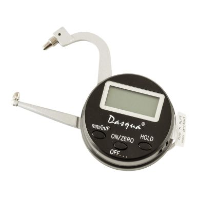 Dasqua 495162 Tjockleksmätare 0-25 mm, digital, mätdjup 35 mm