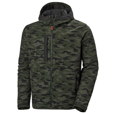 Helly Hansen Workwear Kensington Softshelltakki hupulla, camo