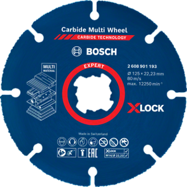Bosch Expert Carbide Multi Wheel X-LOCK Skæreskive