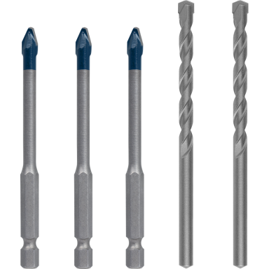 Bosch Expert HEX-9 Hardceramic Fliseboresæt 5 dele. 6 mm