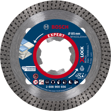 Bosch Expert Hardceramic Diamantskæreskive med X-LOCK. Ø 85 mm