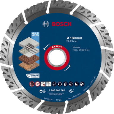 Bosch Expert Multimaterial Diamantkapskiva Ø 180 mm