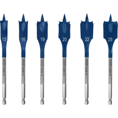 Bosch Expert Self Cut Centerborsæt 152 mm, Ø13-25 mm, 6 dele