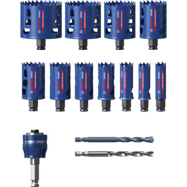 Bosch Expert Tough Material Hulsavsæt 13 dele, 20-76 mm