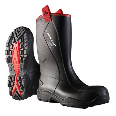 Dunlop Purofort+ Rugged Beskyttelsesstøvle sort, S5
