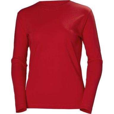 Helly Hansen Workwear Manchester 79159_220 Langermet t-skjorte rød