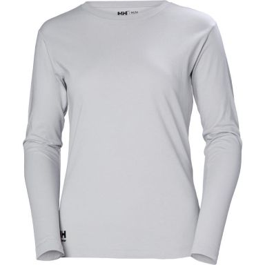 Helly Hansen Workwear Manchester 79159_910 Langermet t-skjorte lysegrå