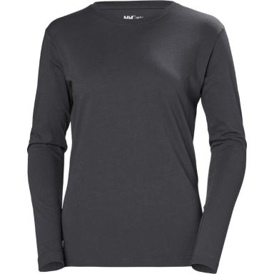 Helly Hansen Workwear Manchester 79159_970 Langermet t-skjorte mørkegrå
