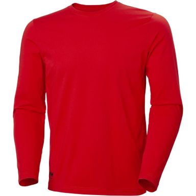 Helly Hansen Workwear Manchester 79169_220 Langermet T-skjorte rød