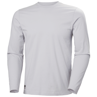 Helly Hansen Workwear Manchester 79169_910 Langermet T-skjorte lysegrå