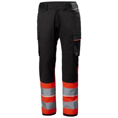 Helly Hansen Workwear UC-ME 77515_169 Håndværkerbukser bemærk, sort/rød