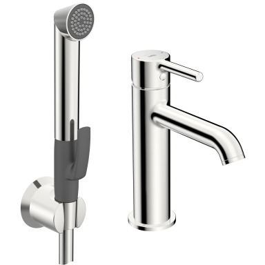 Oras Optima Style 2606FH Håndvaskarmatur med Bidetta, krom