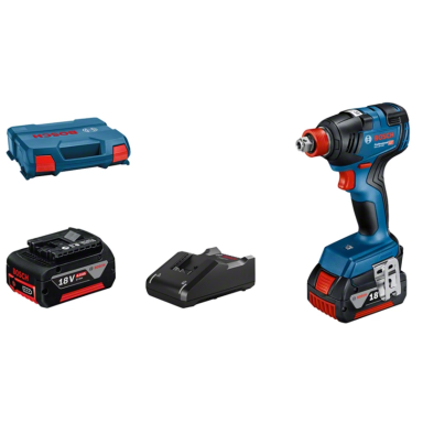Bosch GDX 18V-200 Slagnøgle med batteri og oplader