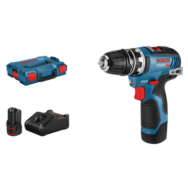 Bosch GSR 12V-35 FC Bore-/skruemaskine med batteri og oplader