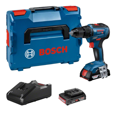 Bosch GSR 18V-55 Bore-/skruemaskine med batteri og oplader