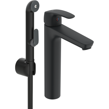 Oras Safira Håndvaskarmatur høj model, med Bidetta, matsort