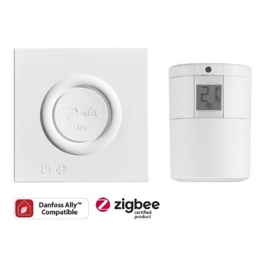 Danfoss Ally Starter Pack Zigbee Aloituspakkaus 5-35 °C